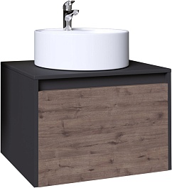 Grossman Мебель для ванной Смарт 60 подвесная веллингтон/графит – фотография-4